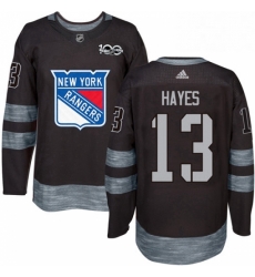 Mens Adidas New York Rangers 13 Kevin Hayes Premier Black 1917 2017 100th Anniversary NHL Jersey Mens Adidas New York Rangers 13 Kevin Hayes Premier Black 1917 2017 100th Anniversary NHL Jersey