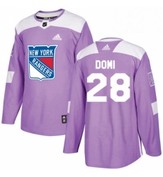 Mens Adidas New York Rangers 28 Tie Domi Authentic Purple Fights Cancer Practice NHL Jersey Mens Adidas New York Rangers 28 Tie Domi Authentic Purple Fights Cancer Practice NHL Jersey
