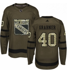 Mens Adidas New York Rangers 40 Michael Grabner Premier Green Salute to Service NHL Jersey Mens Adidas New York Rangers 40 Michael Grabner Premier Green Salute to Service NHL Jersey