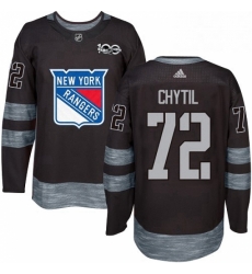 Mens Adidas New York Rangers 72 Filip Chytil Authentic Black 1917 2017 100th Anniversary NHL Jersey Mens Adidas New York Rangers 72 Filip Chytil Authentic Black 1917 2017 100th Anniversary NHL Jersey