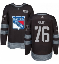Mens Adidas New York Rangers 76 Brady Skjei Authentic Black 1917 2017 100th Anniversary NHL Jersey Mens Adidas New York Rangers 76 Brady Skjei Authentic Black 1917 2017 100th Anniversary NHL Jersey