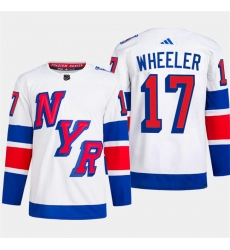 Men's New York Rangers #17 Blake Wheeler White 2024 Stadium Series Stitched Jersey Men's New York Rangers #17 Blake Wheeler White 2024 Stadium Series Stitched Jersey
