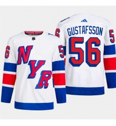 Men's New York Rangers #56 Erik Gustafsson White 2024 Stadium Series Stitched Jersey Men's New York Rangers #56 Erik Gustafsson White 2024 Stadium Series Stitched Jersey