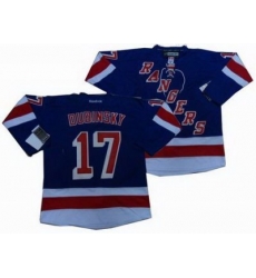 New York Rangers #17 BRANDON DUBINSKY blue jerseys New York Rangers #17 BRANDON DUBINSKY blue jerseys