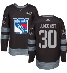 Rangers #30 Henrik Lundqvist Black 1917 2017 100th Anniversary Stitched NHL Jersey Rangers #30 Henrik Lundqvist Black 1917 2017 100th Anniversary Stitched NHL Jersey