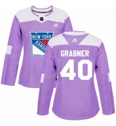 Womens Adidas New York Rangers 40 Michael Grabner Authentic Purple Fights Cancer Practice NHL Jersey Womens Adidas New York Rangers 40 Michael Grabner Authentic Purple Fights Cancer Practice NHL Jersey