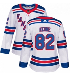 Womens Adidas New York Rangers 82 Joey Keane Authentic White Away NHL Jersey Womens Adidas New York Rangers 82 Joey Keane Authentic White Away NHL Jersey