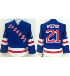 Kid New York Rangers Hockey Jerseys #21 Derek Stepan Jersey Authentic Blue Youth Jerseys Kid New York Rangers Hockey Jerseys #21 Derek Stepan Jersey Authentic Blue Youth Jerseys