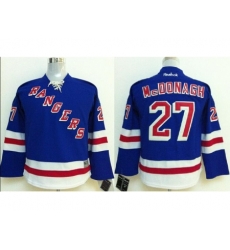 Kids New York Rangers #27 Ryan McDonagh Blue NHL Jerseys Kids New York Rangers #27 Ryan McDonagh Blue NHL Jerseys
