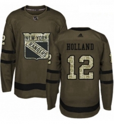 Youth Adidas New York Rangers 12 Peter Holland Premier Green Salute to Service NHL Jersey Youth Adidas New York Rangers 12 Peter Holland Premier Green Salute to Service NHL Jersey