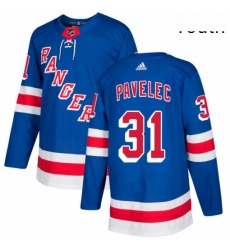 Youth Adidas New York Rangers 31 Ondrej Pavelec Authentic Royal Blue Home NHL Jersey Youth Adidas New York Rangers 31 Ondrej Pavelec Authentic Royal Blue Home NHL Jersey