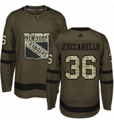 Youth Adidas New York Rangers 36 Mats Zuccarello Authentic Green Salute to Service NHL Jersey Youth Adidas New York Rangers 36 Mats Zuccarello Authentic Green Salute to Service NHL Jersey