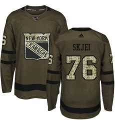 Youth Adidas New York Rangers 76 Brady Skjei Premier Green Salute to Service NHL Jersey Youth Adidas New York Rangers 76 Brady Skjei Premier Green Salute to Service NHL Jersey
