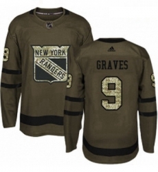 Youth Adidas New York Rangers 9 Adam Graves Premier Green Salute to Service NHL Jersey Youth Adidas New York Rangers 9 Adam Graves Premier Green Salute to Service NHL Jersey