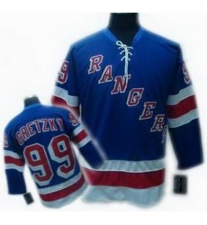 Youth kids RBK hockey jerseys NY Rangers 99# GRETZKY BLUE Youth kids RBK hockey jerseys NY Rangers 99# GRETZKY BLUE