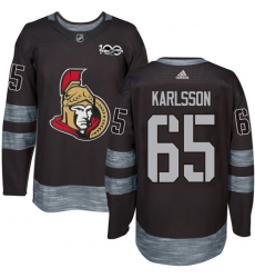 Adidas Senators #65 Erik Karlsson Black 1917 2017 100th Anniversary Stitched NHL Jersey Adidas Senators #65 Erik Karlsson Black 1917 2017 100th Anniversary Stitched NHL Jersey