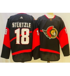 Men Ottawa Senators 18 Tim Stutzle Black 2022 23 Reverse Black Stitched Jersey Men Ottawa Senators 18 Tim Stutzle Black 2022 23 Reverse Black Stitched Jersey