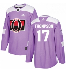 Mens Adidas Ottawa Senators 17 Nate Thompson Authentic Purple Fights Cancer Practice NHL Jersey Mens Adidas Ottawa Senators 17 Nate Thompson Authentic Purple Fights Cancer Practice NHL Jersey