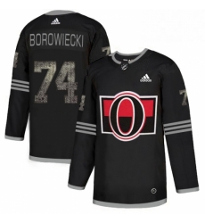 Men's Adidas Ottawa Senators #74 Mark Borowiecki Black 1 Authentic Classic Stitched NHL Jersey Men's Adidas Ottawa Senators #74 Mark Borowiecki Black 1 Authentic Classic Stitched NHL Jersey