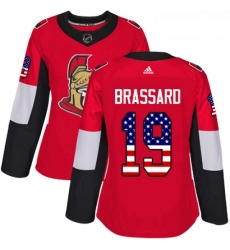 Womens Adidas Ottawa Senators 19 Derick Brassard Authentic Red USA Flag Fashion NHL Jersey Womens Adidas Ottawa Senators 19 Derick Brassard Authentic Red USA Flag Fashion NHL Jersey
