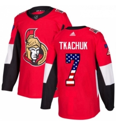 Youth Adidas Ottawa Senators 7 Brady Tkachuk Authentic Red USA Flag Fashion NHL Jersey Youth Adidas Ottawa Senators 7 Brady Tkachuk Authentic Red USA Flag Fashion NHL Jersey