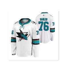 Adidas San Jose Sharks 76 Jonathan Dahlen White Road Authentic Stitched NHL Jersey Adidas San Jose Sharks 76 Jonathan Dahlen White Road Authentic Stitched NHL Jersey