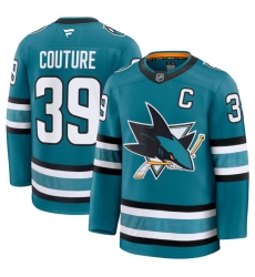 Men San Jose Sharks 39 Logan Couture Teal 2024 25 Home Stitched Hockey Jersey Men San Jose Sharks 39 Logan Couture Teal 2024 25 Home Stitched Hockey Jersey