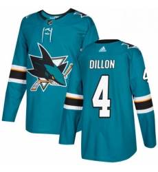 Mens Adidas San Jose Sharks 4 Brenden Dillon Premier Teal Green Home NHL Jersey Mens Adidas San Jose Sharks 4 Brenden Dillon Premier Teal Green Home NHL Jersey