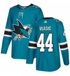 Mens Adidas San Jose Sharks 44 Marc Edouard Vlasic Authentic Teal Green Home NHL Jersey Mens Adidas San Jose Sharks 44 Marc Edouard Vlasic Authentic Teal Green Home NHL Jersey