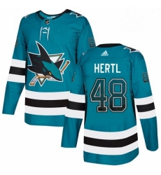 Mens Adidas San Jose Sharks 48 Tomas Hertl Authentic Teal Drift Fashion NHL Jersey Mens Adidas San Jose Sharks 48 Tomas Hertl Authentic Teal Drift Fashion NHL Jersey
