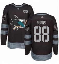 Mens Adidas San Jose Sharks 88 Brent Burns Authentic Black 1917 2017 100th Anniversary NHL Jersey Mens Adidas San Jose Sharks 88 Brent Burns Authentic Black 1917 2017 100th Anniversary NHL Jersey