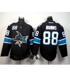 NHL San Jose Sharks #88 burns black jerseys(2014 new) NHL San Jose Sharks #88 burns black jerseys(2014 new)