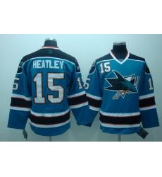 San Jose Sharks 15 heatley blue Jerseys San Jose Sharks 15 heatley blue Jerseys