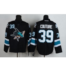 Sharks #39 Logan Couture Black Stitched NHL Jersey Sharks #39 Logan Couture Black Stitched NHL Jersey