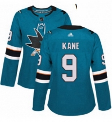 Womens Adidas San Jose Sharks 9 Evander Kane Authentic Teal Green Home NHL Jerse Womens Adidas San Jose Sharks 9 Evander Kane Authentic Teal Green Home NHL Jerse