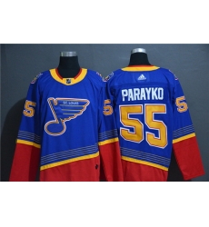 Blues 55 Colton Parayko Blue Adidas Jersey Blues 55 Colton Parayko Blue Adidas Jersey