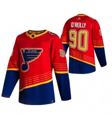 Men St Louis Blues 90 Ryan O 27Reilly Red Adidas 2020 21 Reverse Retro Alternate NHL Jersey Men St Louis Blues 90 Ryan O 27Reilly Red Adidas 2020 21 Reverse Retro Alternate NHL Jersey