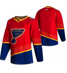 Men St Louis Blues Blank Red Adidas 2020 21 Reverse Retro Alternate NHL Jersey Men St Louis Blues Blank Red Adidas 2020 21 Reverse Retro Alternate NHL Jersey