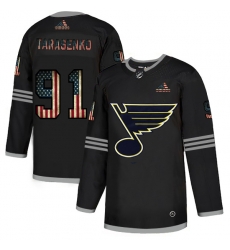 Men St.Louis Blues 91 Vladimir Tarasenko Black USA Flag Fashion Adidas Jersey Men St.Louis Blues 91 Vladimir Tarasenko Black USA Flag Fashion Adidas Jersey