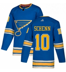 Mens Adidas St Louis Blues 10 Brayden Schenn Blue Alternate Authentic Stitched NHL Jersey Mens Adidas St Louis Blues 10 Brayden Schenn Blue Alternate Authentic Stitched NHL Jersey