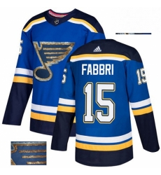 Mens Adidas St Louis Blues 15 Robby Fabbri Authentic Royal Blue Fashion Gold NHL Jersey Mens Adidas St Louis Blues 15 Robby Fabbri Authentic Royal Blue Fashion Gold NHL Jersey