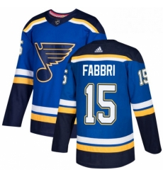 Mens Adidas St Louis Blues 15 Robby Fabbri Premier Royal Blue Home NHL Jersey Mens Adidas St Louis Blues 15 Robby Fabbri Premier Royal Blue Home NHL Jersey