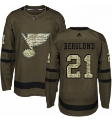 Mens Adidas St Louis Blues 21 Patrik Berglund Premier Green Salute to Service NHL Jersey Mens Adidas St Louis Blues 21 Patrik Berglund Premier Green Salute to Service NHL Jersey