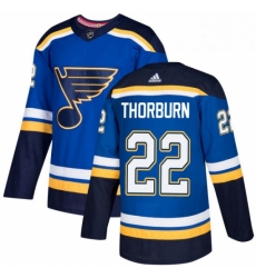 Mens Adidas St Louis Blues 22 Chris Thorburn Premier Royal Blue Home NHL Jersey Mens Adidas St Louis Blues 22 Chris Thorburn Premier Royal Blue Home NHL Jersey