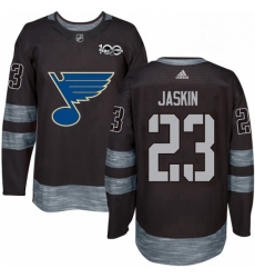 Mens Adidas St Louis Blues 23 Dmitrij Jaskin Authentic Black 1917 2017 100th Anniversary NHL Jersey Mens Adidas St Louis Blues 23 Dmitrij Jaskin Authentic Black 1917 2017 100th Anniversary NHL Jersey