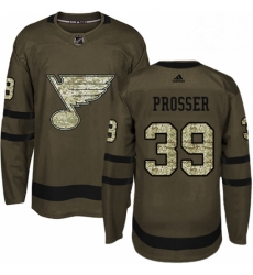 Mens Adidas St Louis Blues 39 Nate Prosser Authentic Green Salute to Service NHL Jersey Mens Adidas St Louis Blues 39 Nate Prosser Authentic Green Salute to Service NHL Jersey