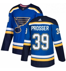 Mens Adidas St Louis Blues 39 Nate Prosser Premier Royal Blue Home NHL Jersey Mens Adidas St Louis Blues 39 Nate Prosser Premier Royal Blue Home NHL Jersey