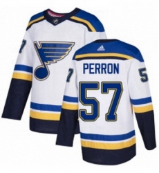 Mens Adidas St Louis Blues 57 David Perron Authentic White Away NHL Jersey Mens Adidas St Louis Blues 57 David Perron Authentic White Away NHL Jersey