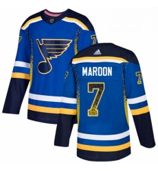 Mens Adidas St Louis Blues 7 Patrick Maroon Authentic Blue Drift Fashion NHL Jersey Mens Adidas St Louis Blues 7 Patrick Maroon Authentic Blue Drift Fashion NHL Jersey