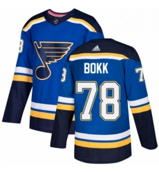 Mens Adidas St Louis Blues 78 Dominik Bokk Authentic Royal Blue Home NHL Jersey Mens Adidas St Louis Blues 78 Dominik Bokk Authentic Royal Blue Home NHL Jersey